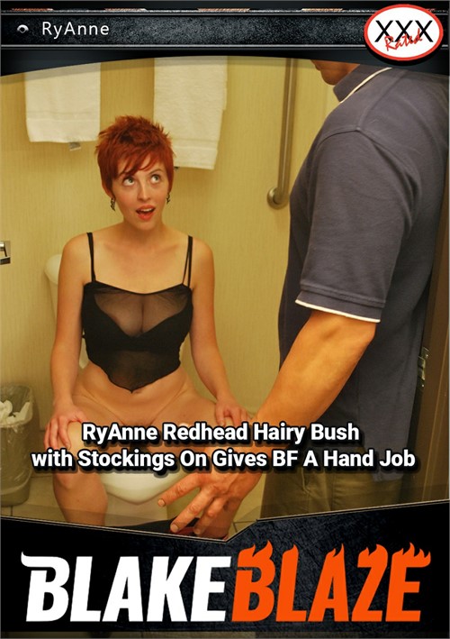 پوستر RyAnne Redhead Hairy Bush with Stockings on Gives BF a Hand Job