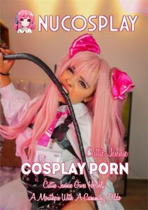 Cute Jennie Gives Herself A Mouthpie With A Cumming Dildo