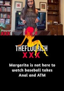 Margarita Is Not Here to Watch Baseball Takes ANAL and ATM